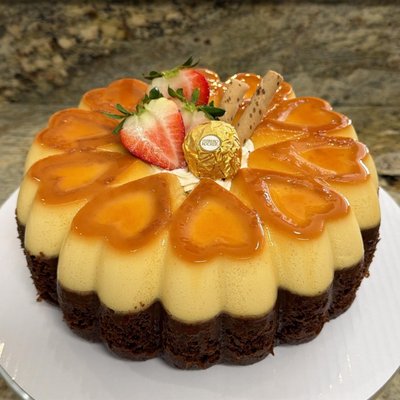 Hearts Chocoflan