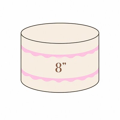 8” Cake