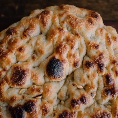 9 Inch Garlic & Sea Salt Focaccia 