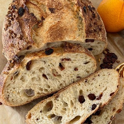 Cranberry Walnut Orange Zest Loaf 