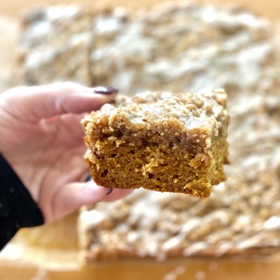 Pumpkin Streusel Cake 