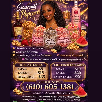 Gourmet Flavored Popcorn 