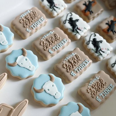 Mini Decorated Chocolate Chip Cookies