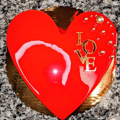 Mirror Glazed Mousse Cake