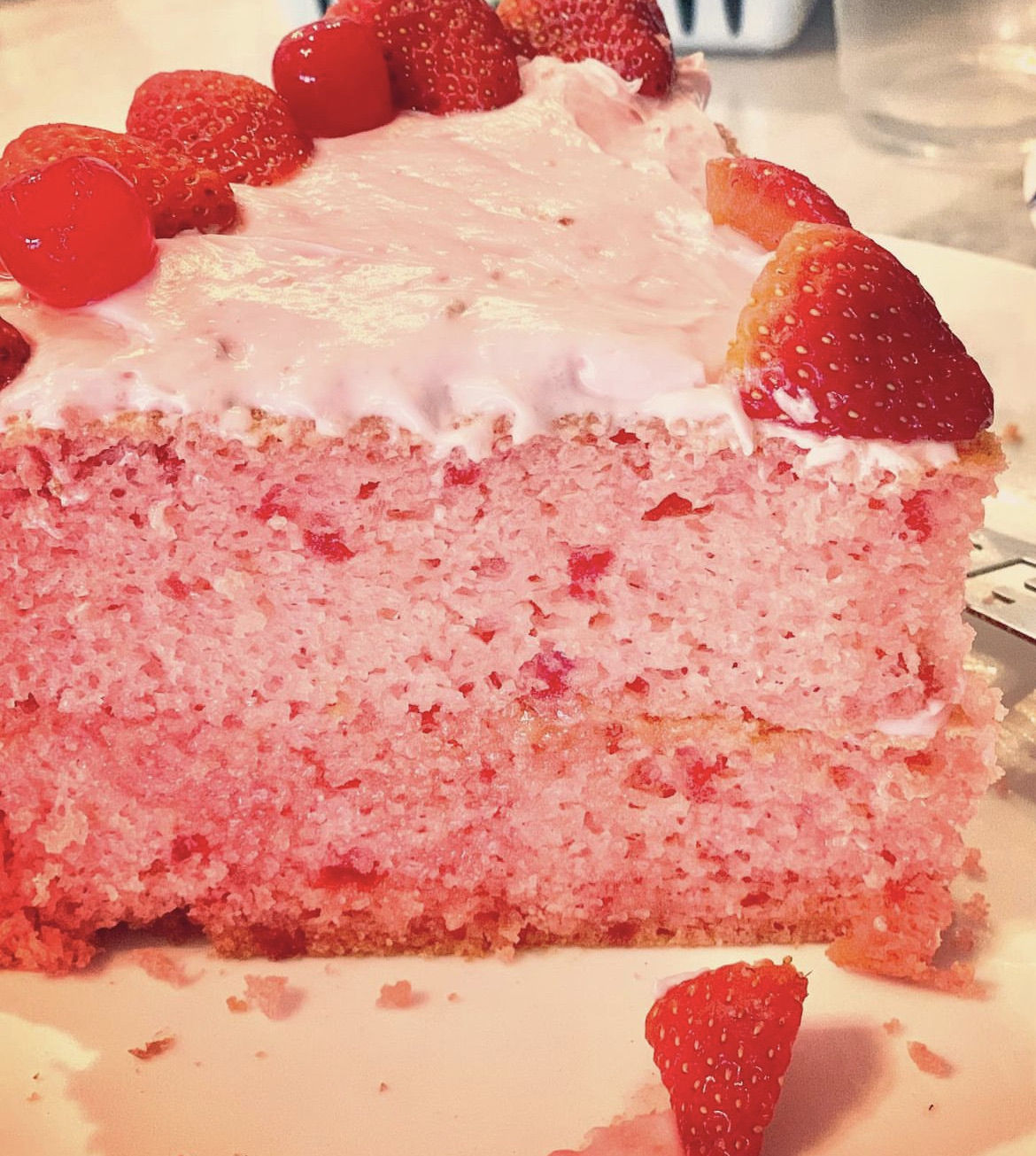 Strawberry Pound Cake 