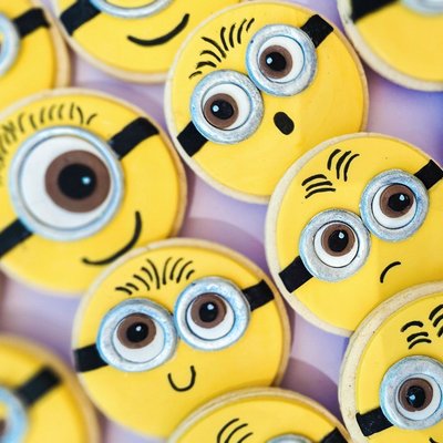 Minion Sugar Cookies