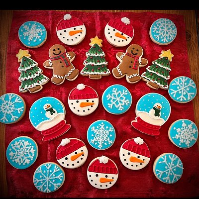 Snowglobe Cookie Set Of 24