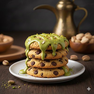 Dubai Style Chocolate Chip Cookie 