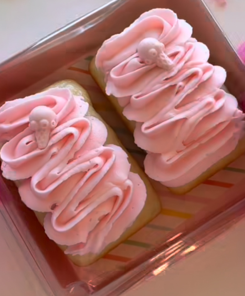 2 Mini Cake Loaves 