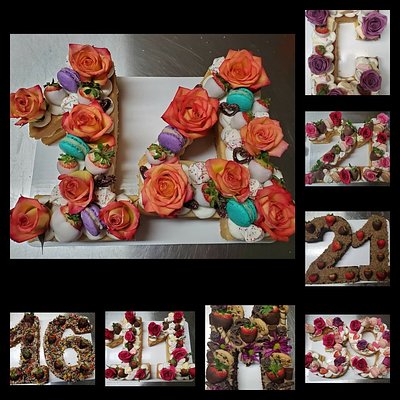 Double Layer Number Or Letter Cake Or Cookie Cake