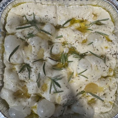 Roasted Garlic Parmesan Focaccia