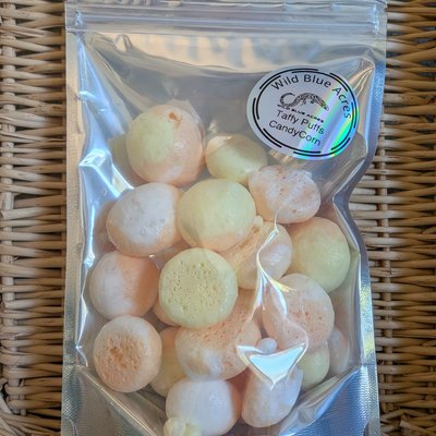 Candy Corn Taffy Puffs