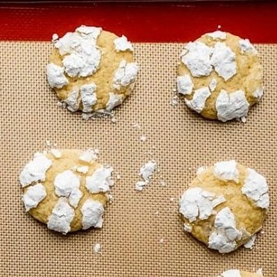 Lemon Crinkle Cookies 🍋 
