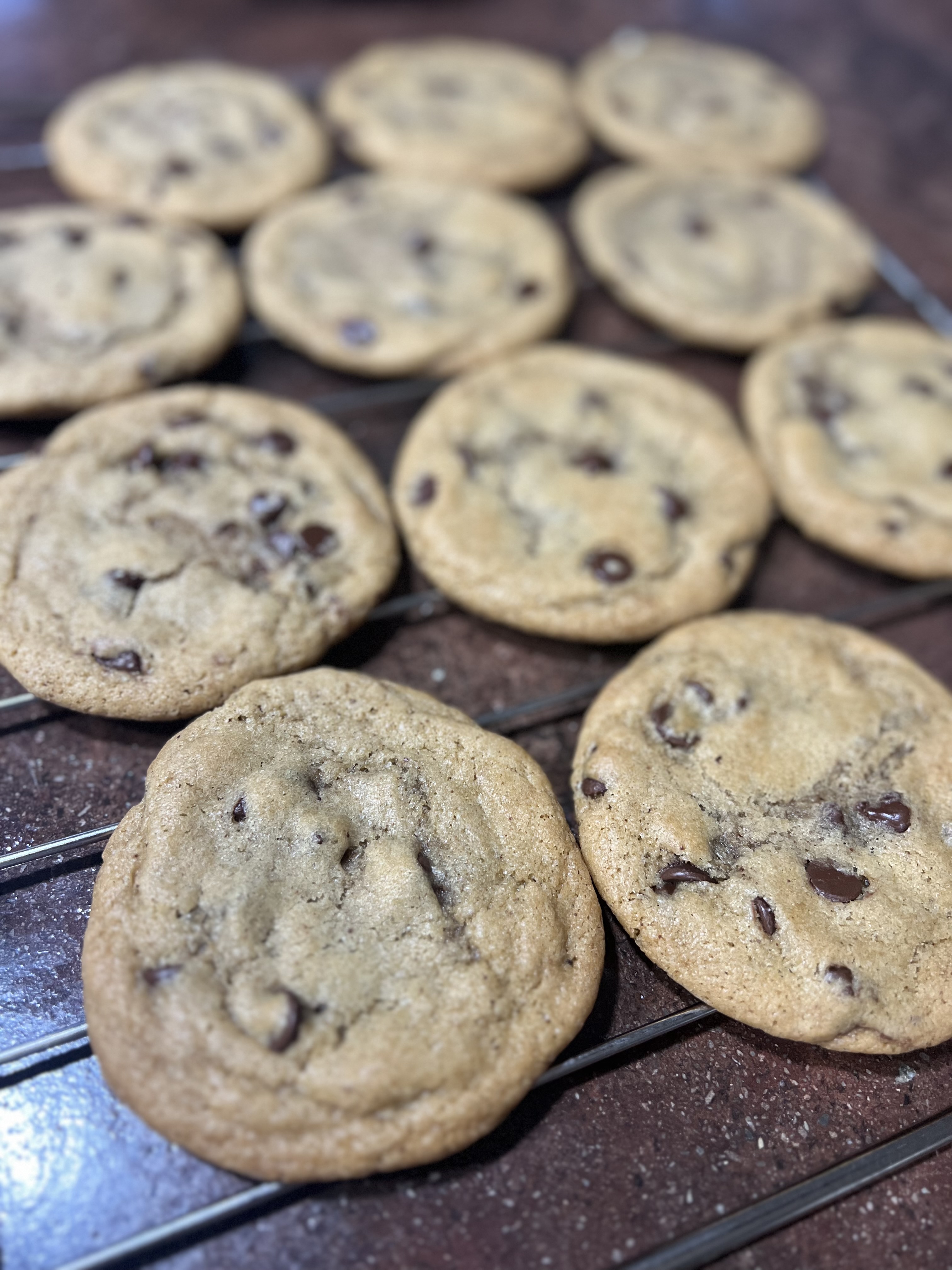 Sourdough Brown Butter Chocolate Chip Cookies 