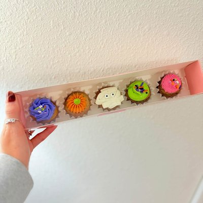 5 Count Chocolate Chip Cookie Cup Box