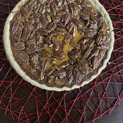 Sweet Potato Pecan Pie