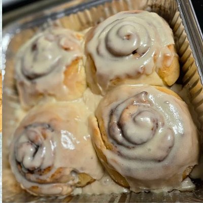 Cinnamon Rolls Pan of 4