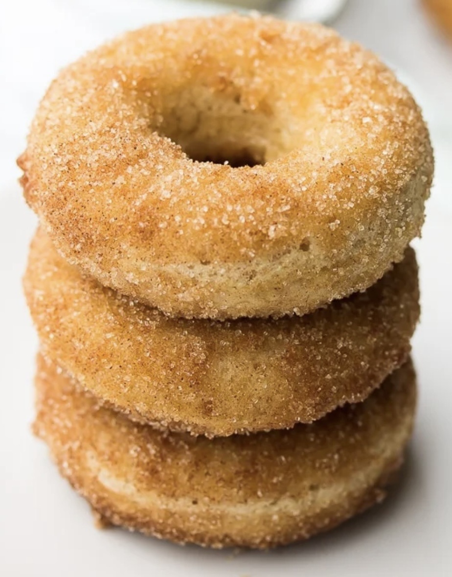 1 Baked Donut (Flavor This Week-CINNAMON SUGAR!)GF, DF, Egg Free, Refined Sugar Free 