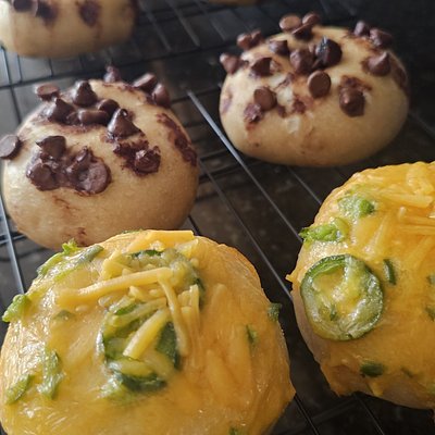 Sourdough Bagels  With Chocolate Chips 6 each
