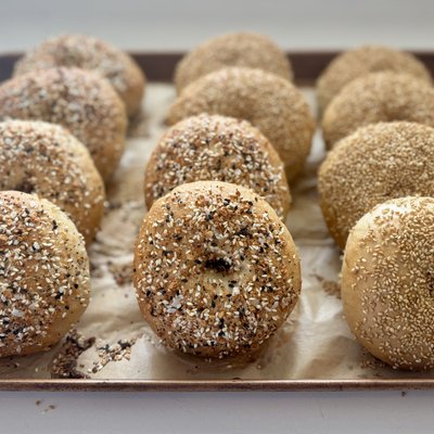 Sourdough Bagels