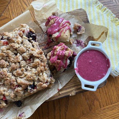 Mixed Berry Focaccia