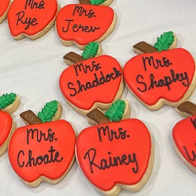 Single Apple Sugar Cookie 
