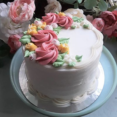 'Soft FLOWER' Cake (Small)
