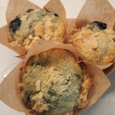 Sourdough Blueberry Muffins (4)