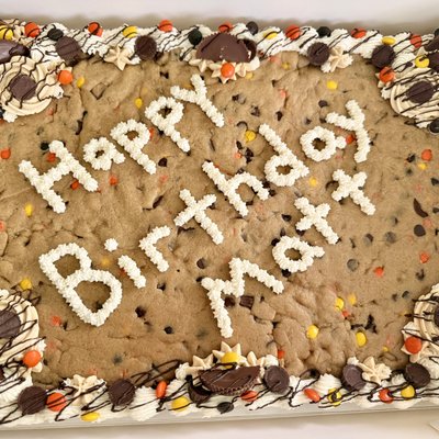 1/2 Sheet Gourmet Custom Cookie Cake