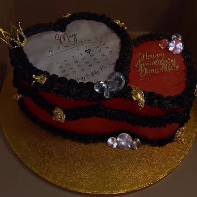 6” & 8” Double Heart Cake