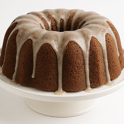Gingerbread Poundcake With Glaze 