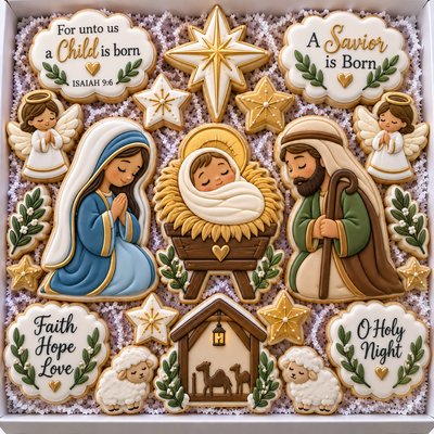 Baby Jesus, ￼Sugar cookie, your design