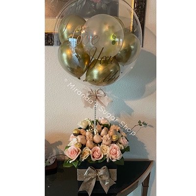 Bubble balloon w/ berries