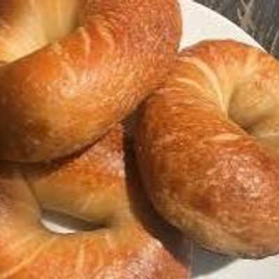 Plain Bagels (3) 