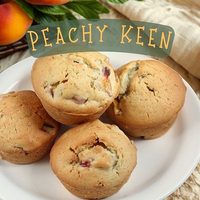 [GF] Peachy Keen Muffins (6 for $14 • 12 for $28)