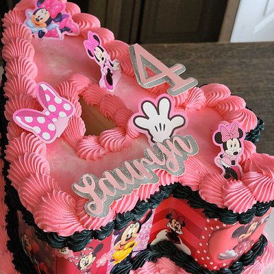 Single Letter Or Number Cake With Images