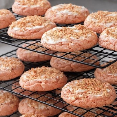 Strawberry Crunch Cookies