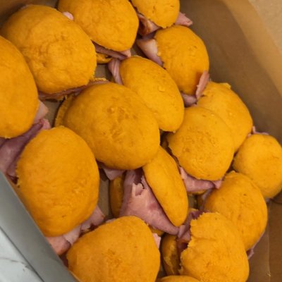 Dozen Ham Sweet Potato Biscuits