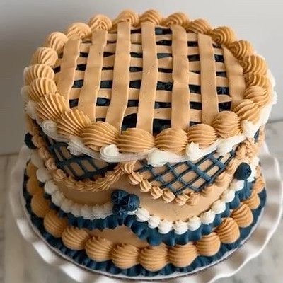 Vintage Pie Cake