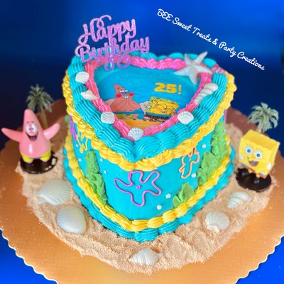 9in Heart Cake 