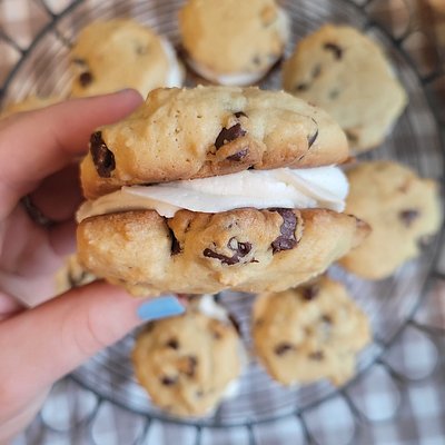 Half Dozen Mini Chocolate Chip Cookie Sandwich