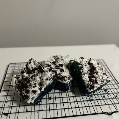 Blue Velvet Brownie