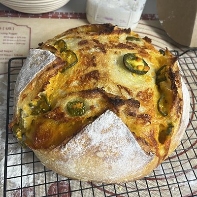 Jalapeño Cheddar Sourdough 