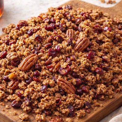Maple Pecan Cranberry Sourdough Granola 