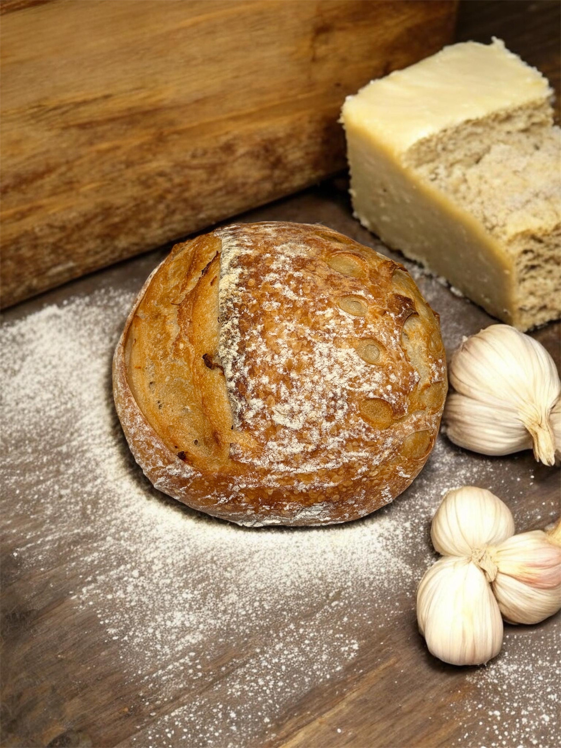 Parmesan Garlic Sourdough