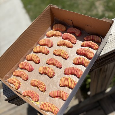 Chocolate Covered Apple Slices