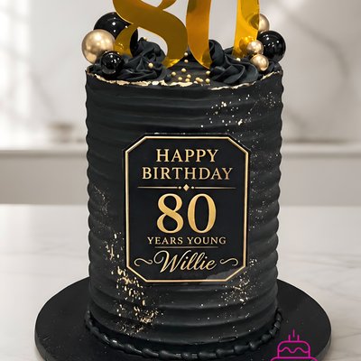 Custom Design Tall 6 Inch Round Cake 