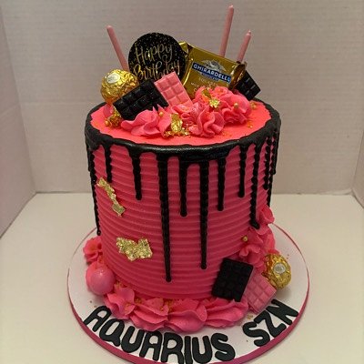 Small One Tier Cake ( One Flavor / Serves Approximately 15 People ) ( Pricing Increases With Design Complexity )