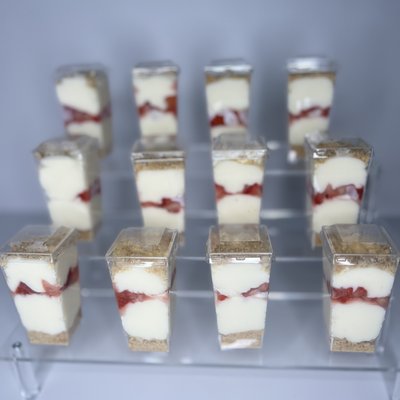 Strawberry Cheesecake Shooters