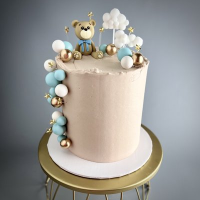 Custom Cake, Single Tier, Extra-Tall